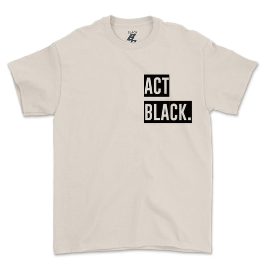 ACT BLACK TEE (UNISEX FIT)