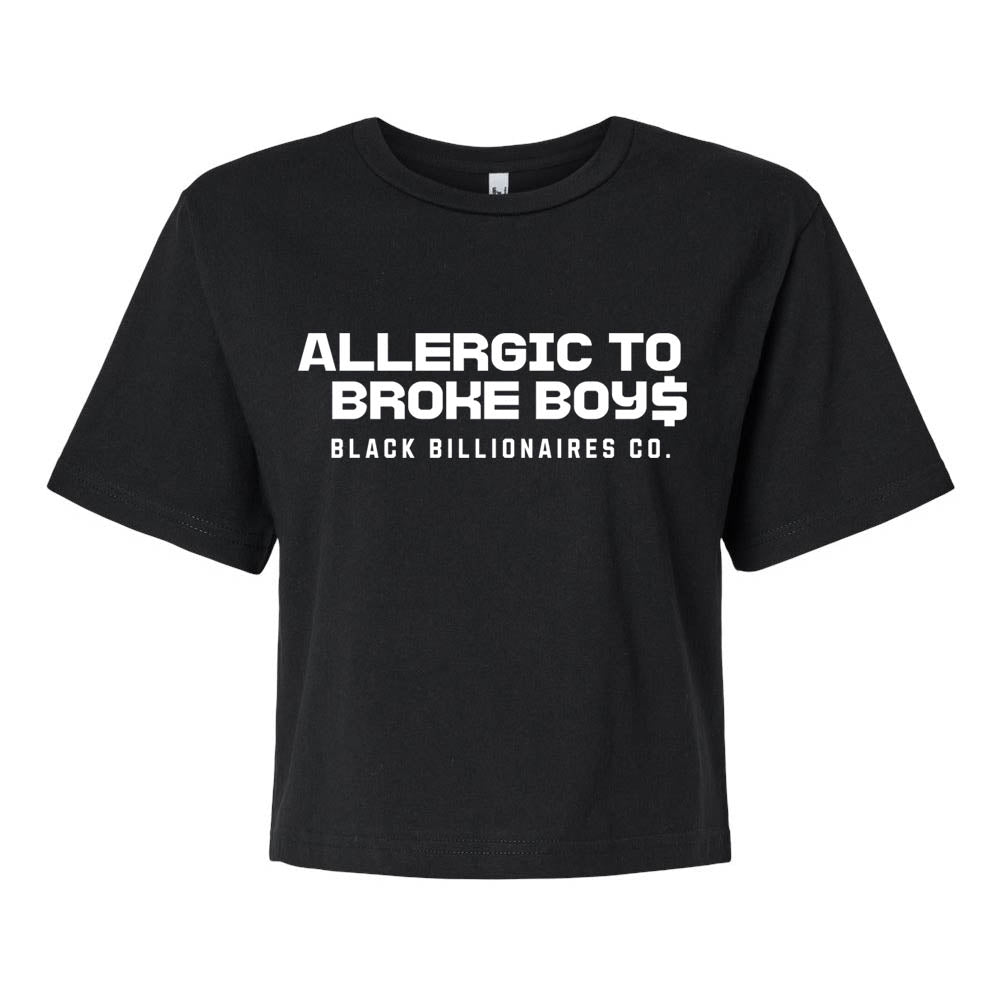 ALLERGIC TO BROKE BOYS CROP (BOXY FIT)