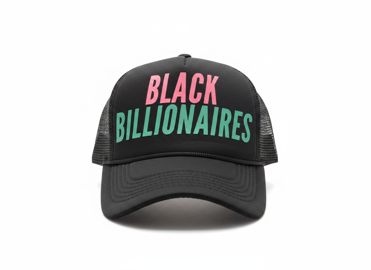 BLACK BILLIONAIRES TRUCKER (UNISEX FIT)